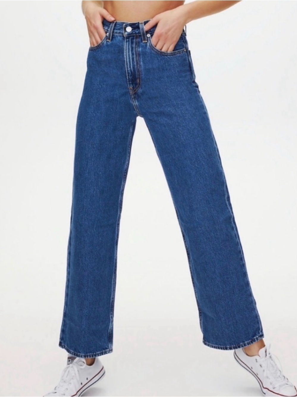NWOT Levi’s High Waist Loose Straight Jeans Size 25